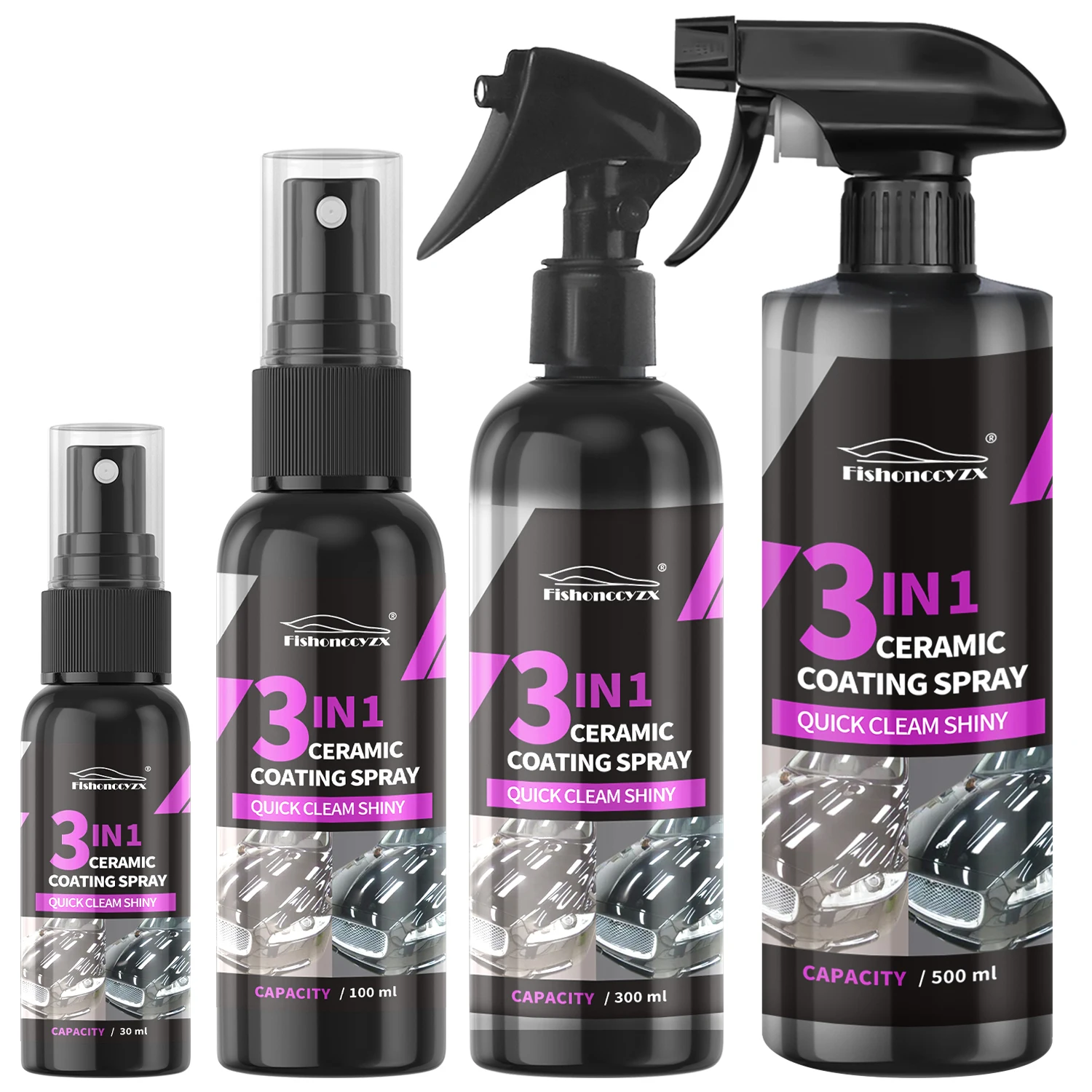 Nano Liquid Coating - 3-in-1 auto keramische vloeibare coating spray