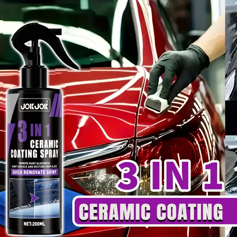 Nano Liquid Coating - 3-in-1 Auto Keramische Vloeibare Coating Spray