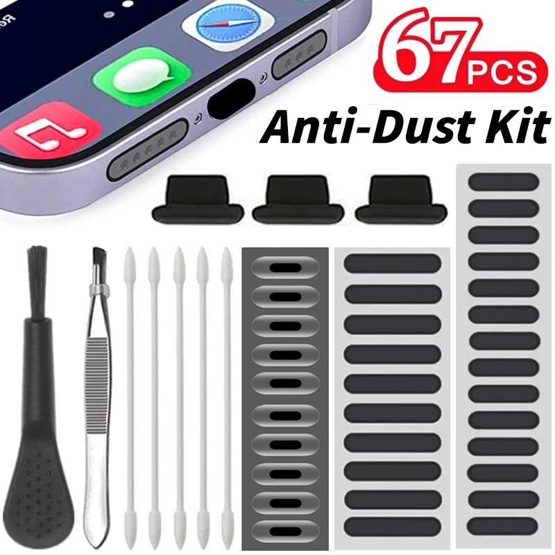 Dust Removal Sticker - Universele stofplug mobiele telefoon luidspreker anti-stof