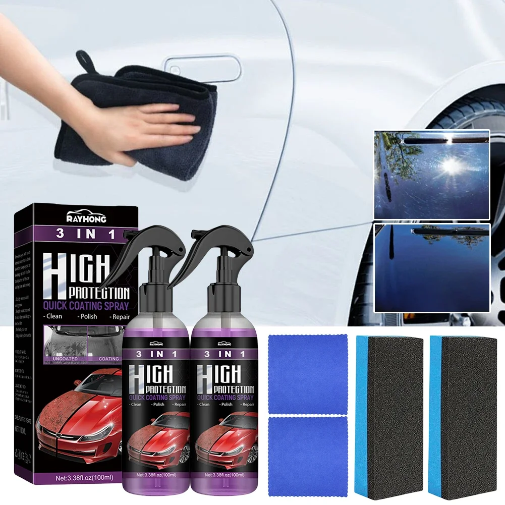Nano Liquid Coating - 3-in-1 auto keramische nano-coating vloeibare coating