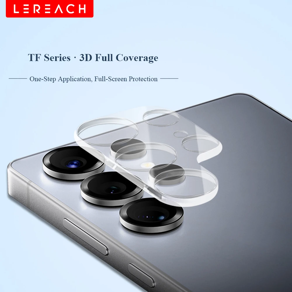 Glass Protector Auto - Lereach gehard glas camerabeschermer voor Samsung