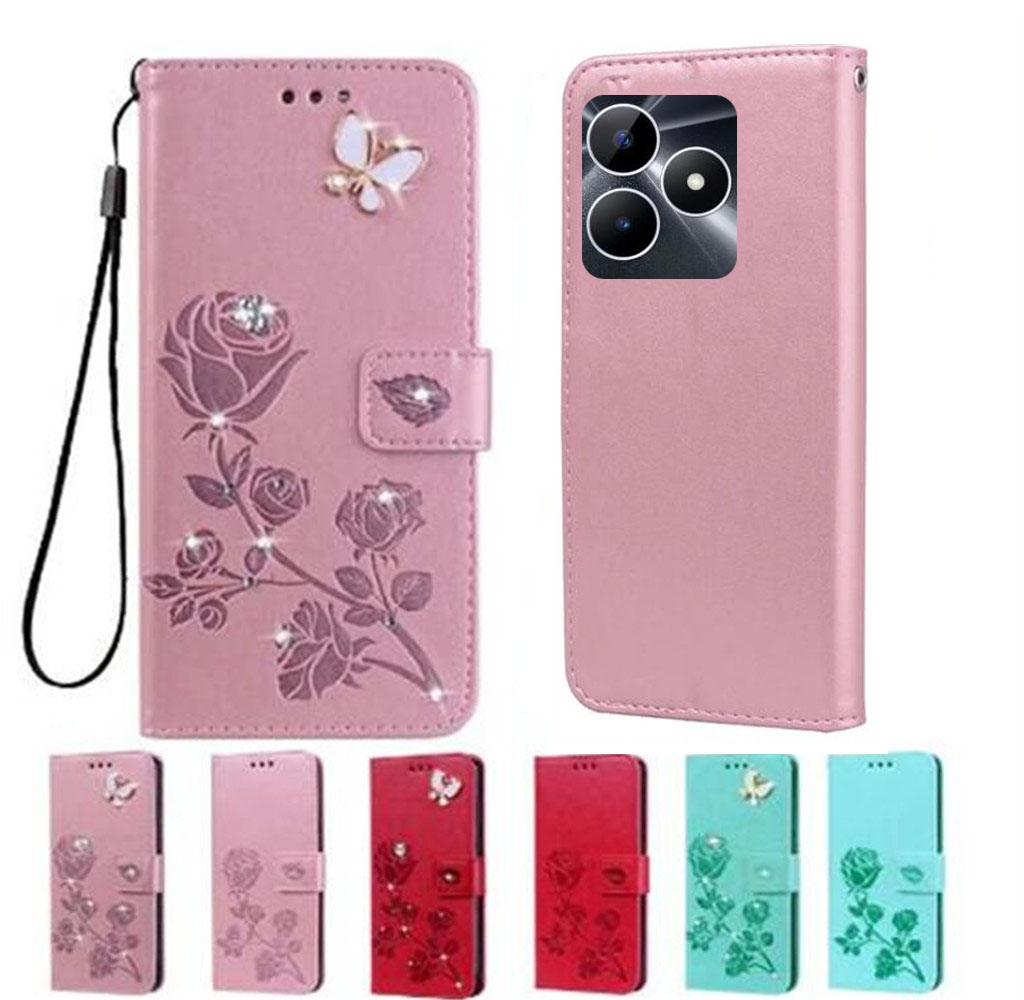 Realme Note 50 - Vintage lederen tas voor Realme Note