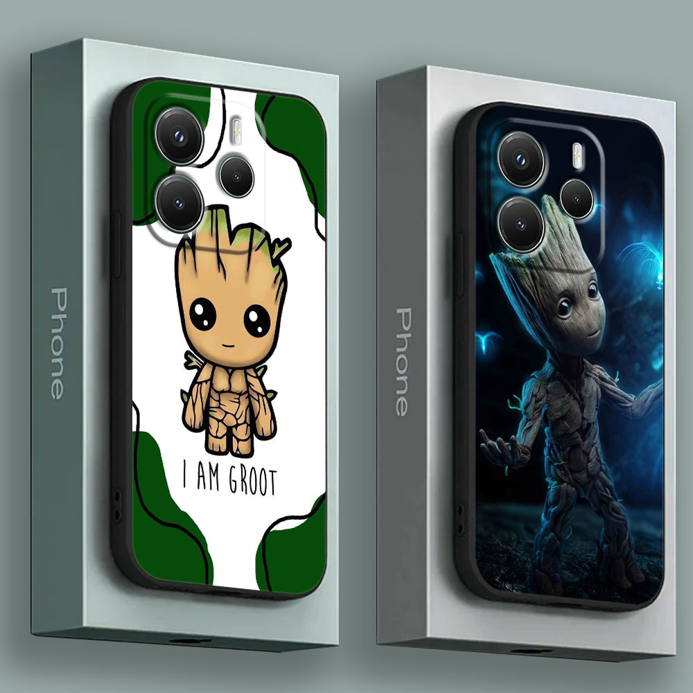 Xiaomi Redmi Note 13 - Baby Groot Marvel Telefoonhoesje voor Redmi