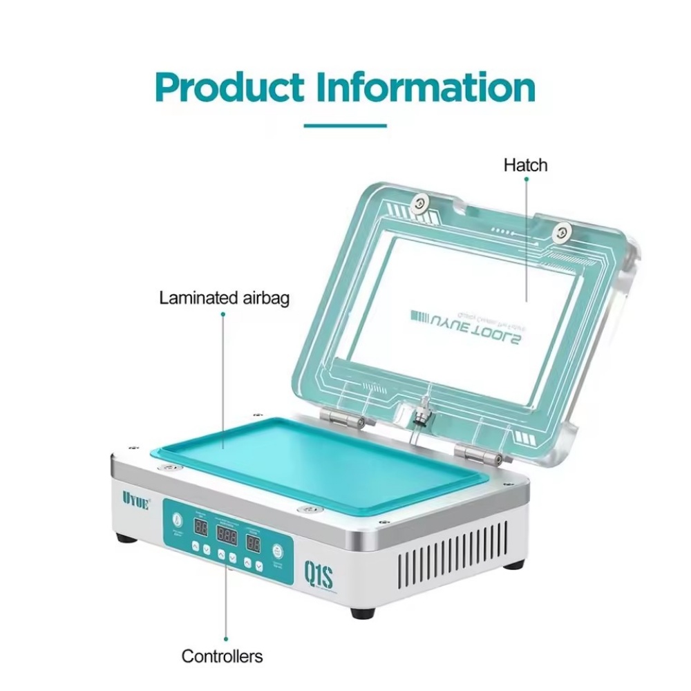 UYUE Q1S 9 inch LCD Lamineerma - Screen Alignment Tool recensie en prijs