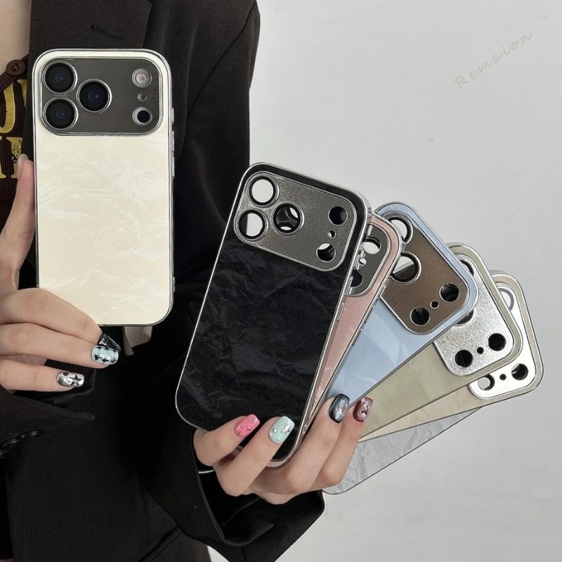 Luxe geplateerde leren telefoo - Camera Lens Protector recensie en prijs