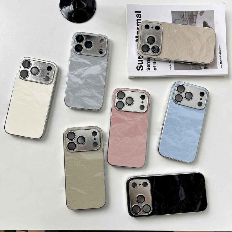 Luxe geplateerde leren telefoo - Camera Lens Protector recensie en prijs