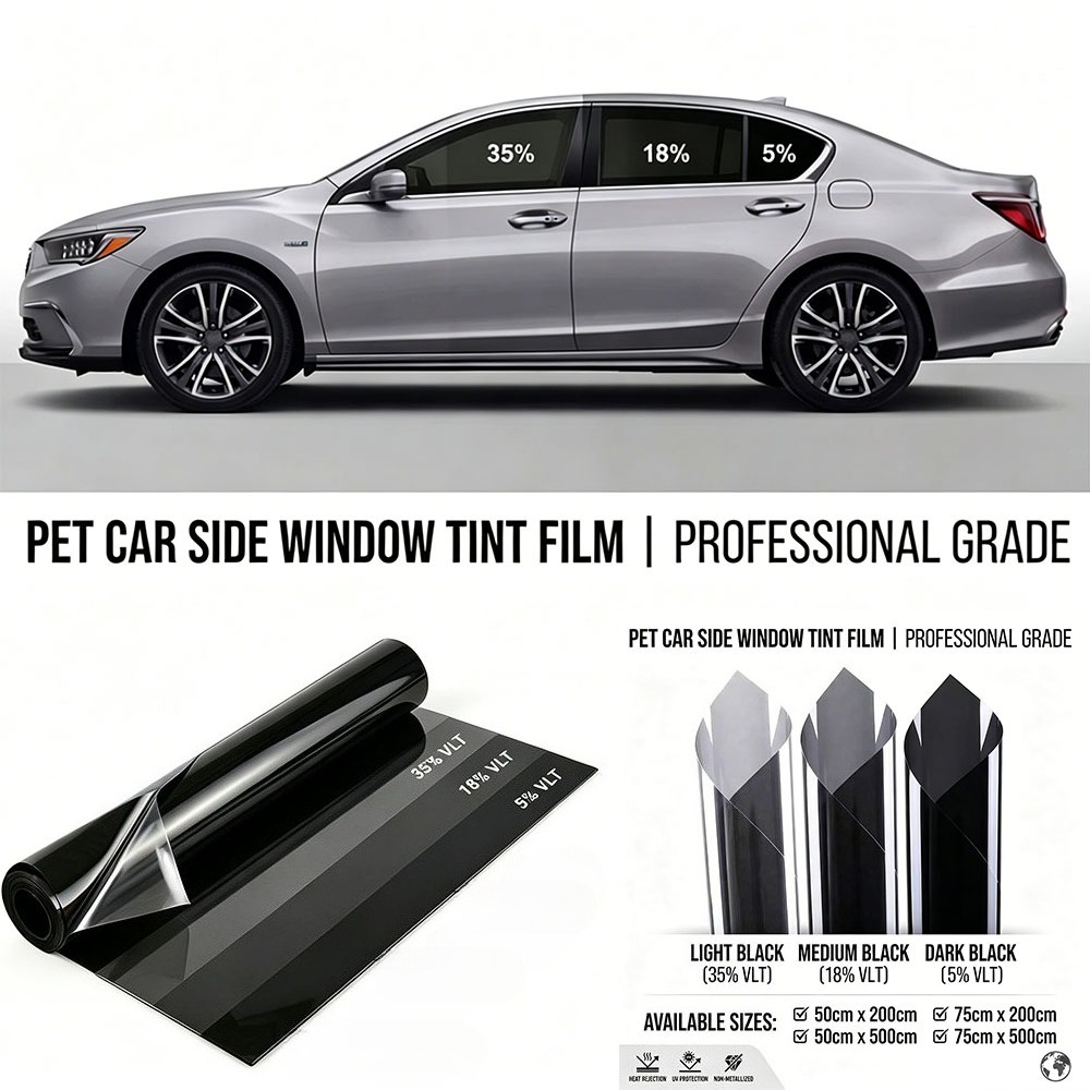 2m/5m 5/18/35% VLT Auto Raam P - Glass Protector Auto recensie en prijs