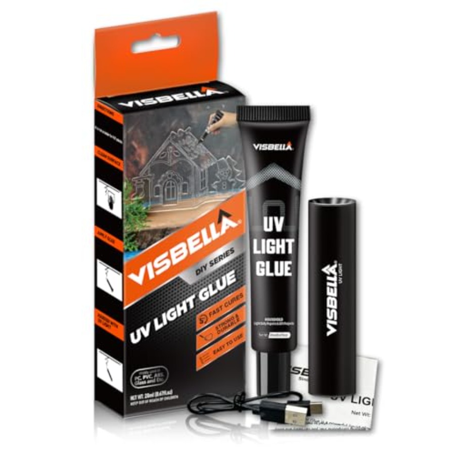 UV-Licht Lijm Harsen Kit met L - Liquid Uv Glue Kit recensie en prijs