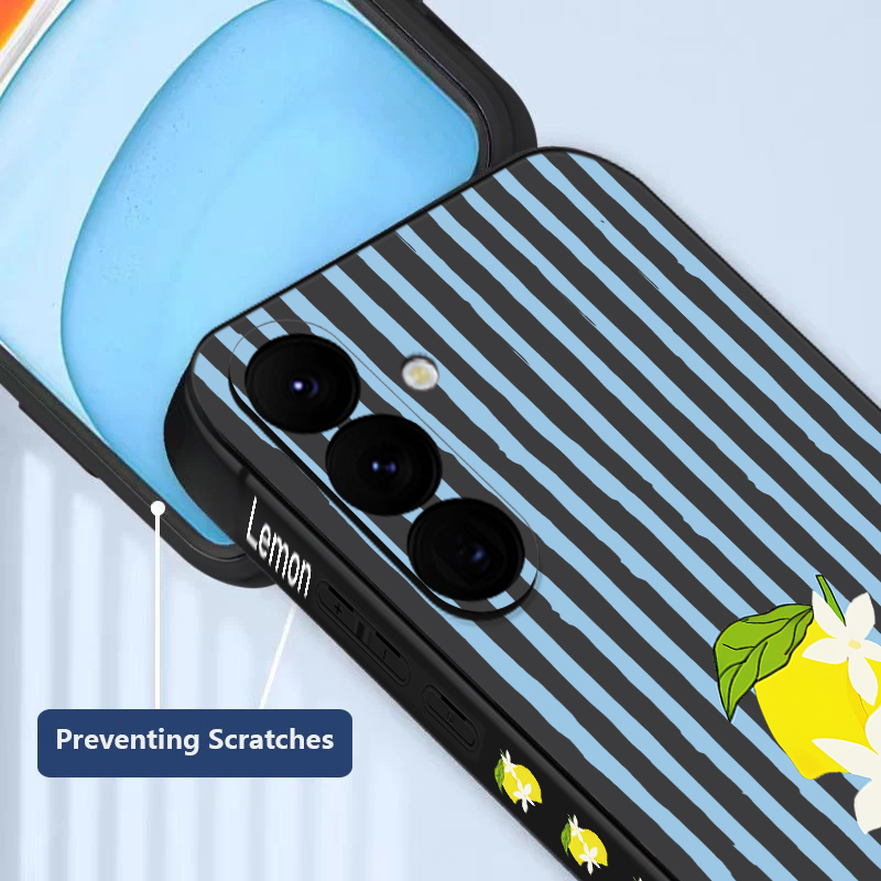 Stripe Lemon Print TPU Telefoo - Samsung Galaxy A55 recensie en prijs