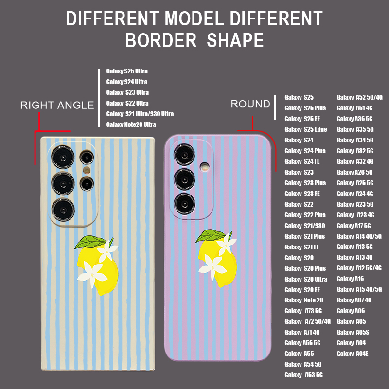 Stripe Lemon Print TPU Telefoo - Samsung Galaxy A55 recensie en prijs