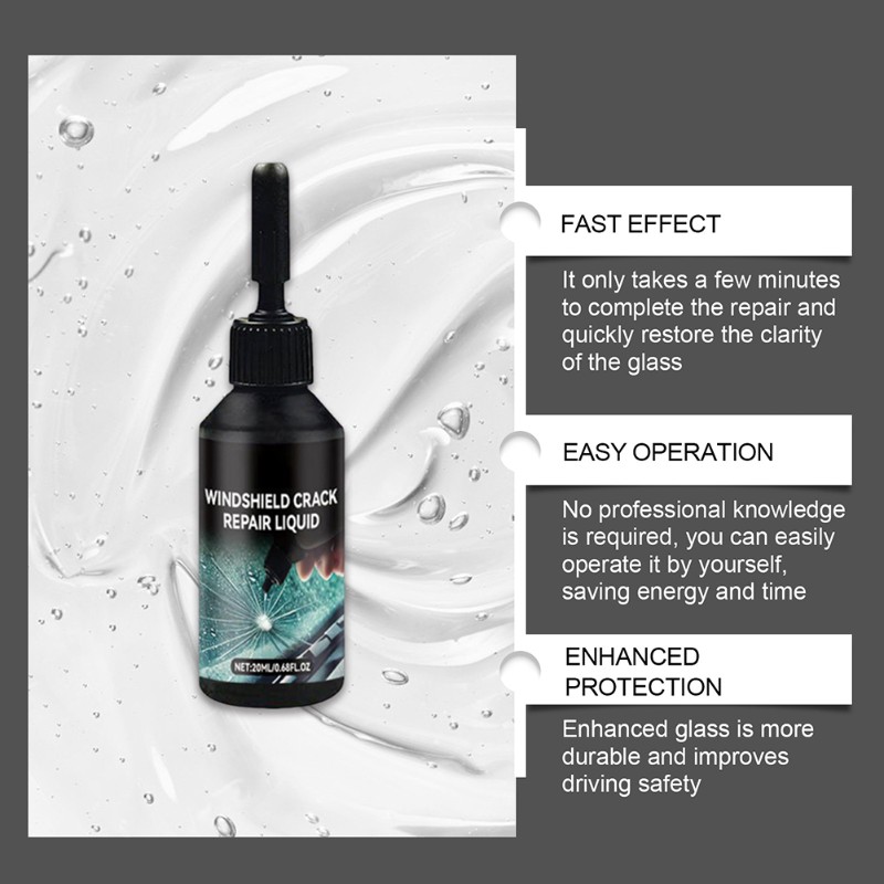 Voorruitreparatieset voor chip - Liquid Uv Glue Kit recensie en prijs