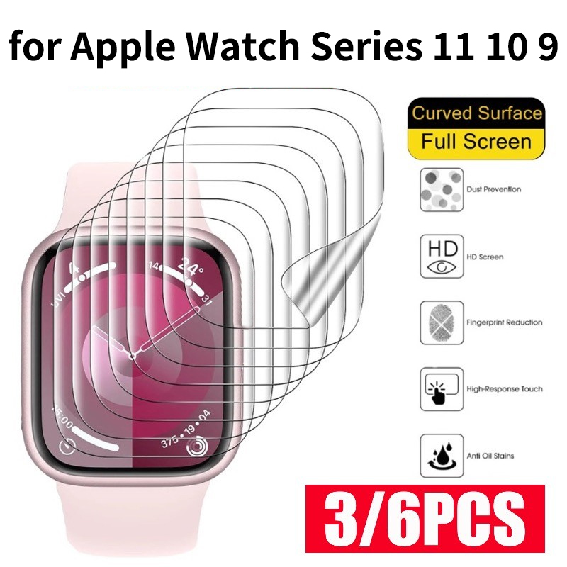 6 stuks beschermfolie voor App - Smartwatch Screen Film recensie en prijs